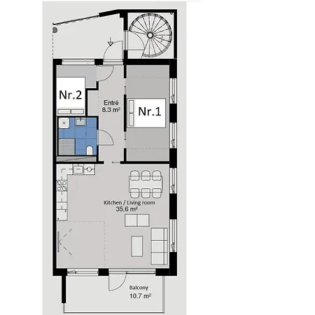 Corner Vervet Apartment